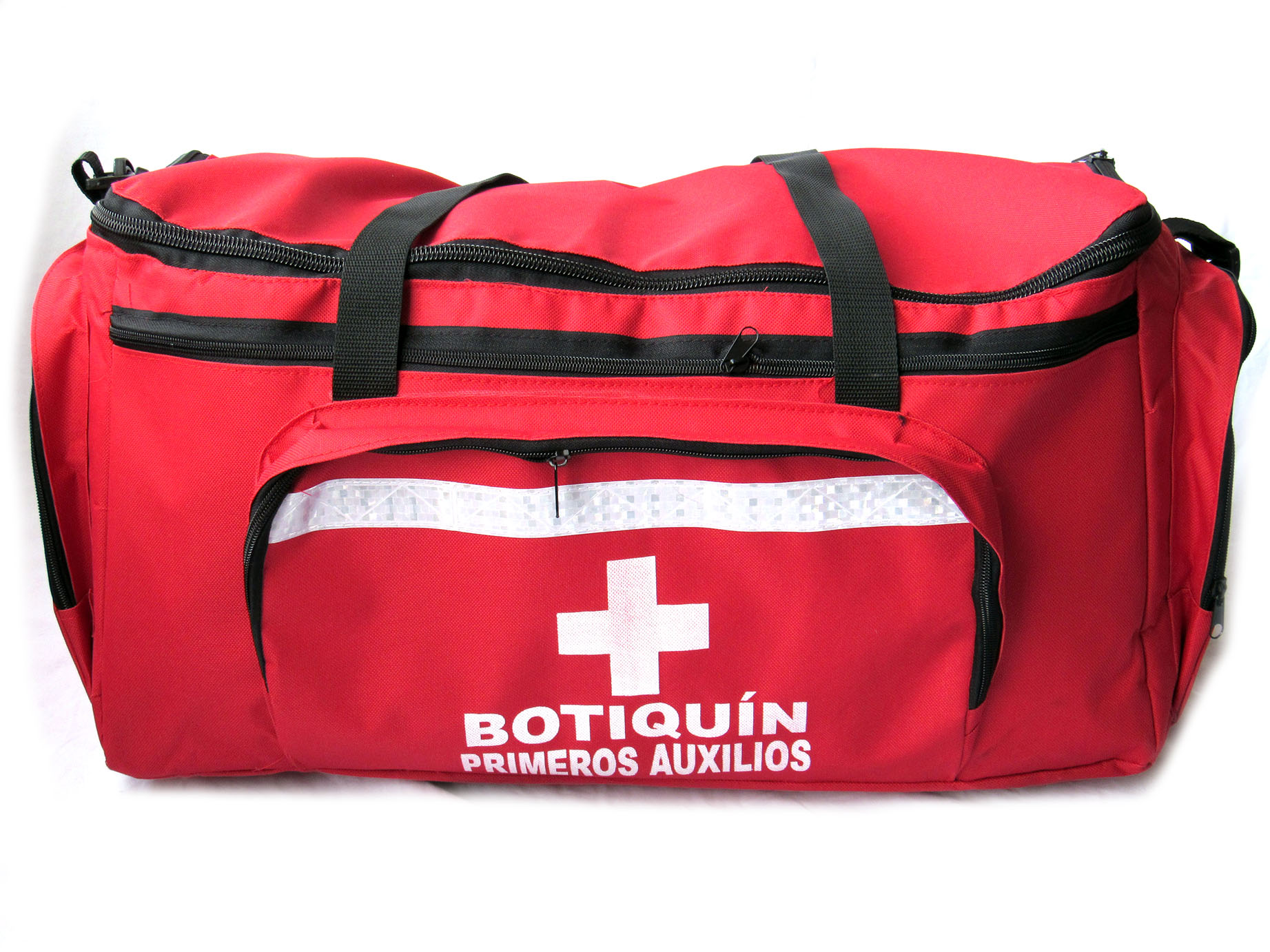 Botiquín tipo maletín mediano primeros auxilios con dotación.